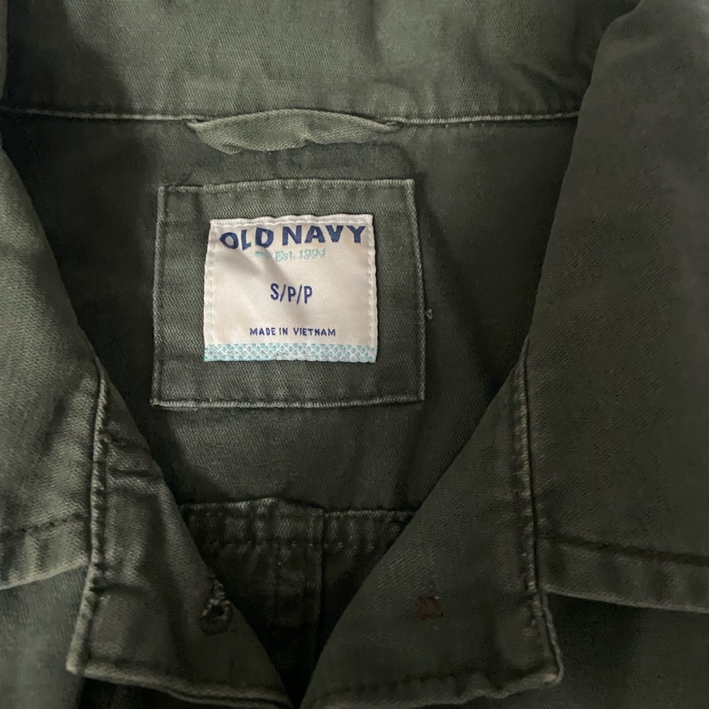 Green Button-Up Jacket - Picture 2 of 2